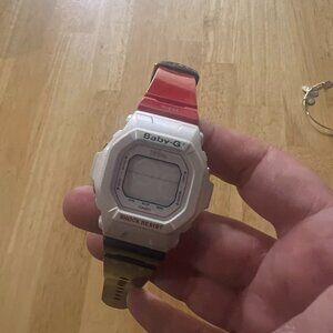 Red White & Blue Baby-G Digital Watch
